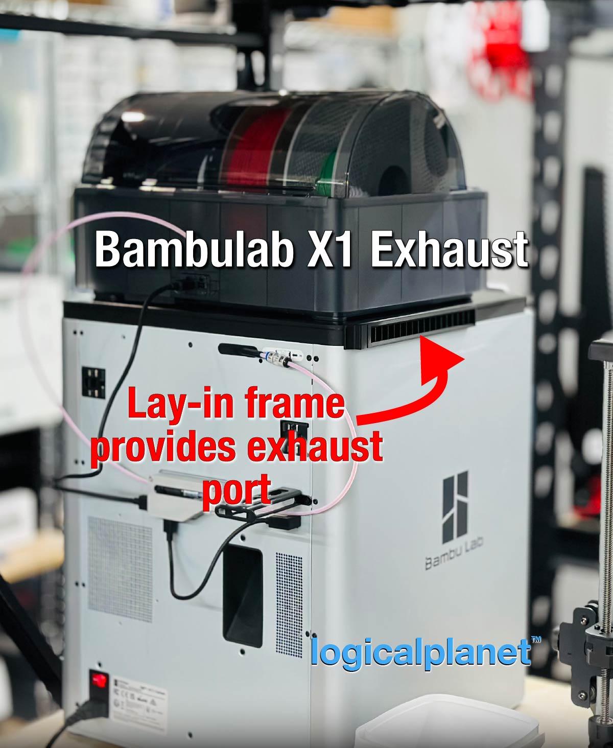 BambuLab X1 Exhaust System 3d model