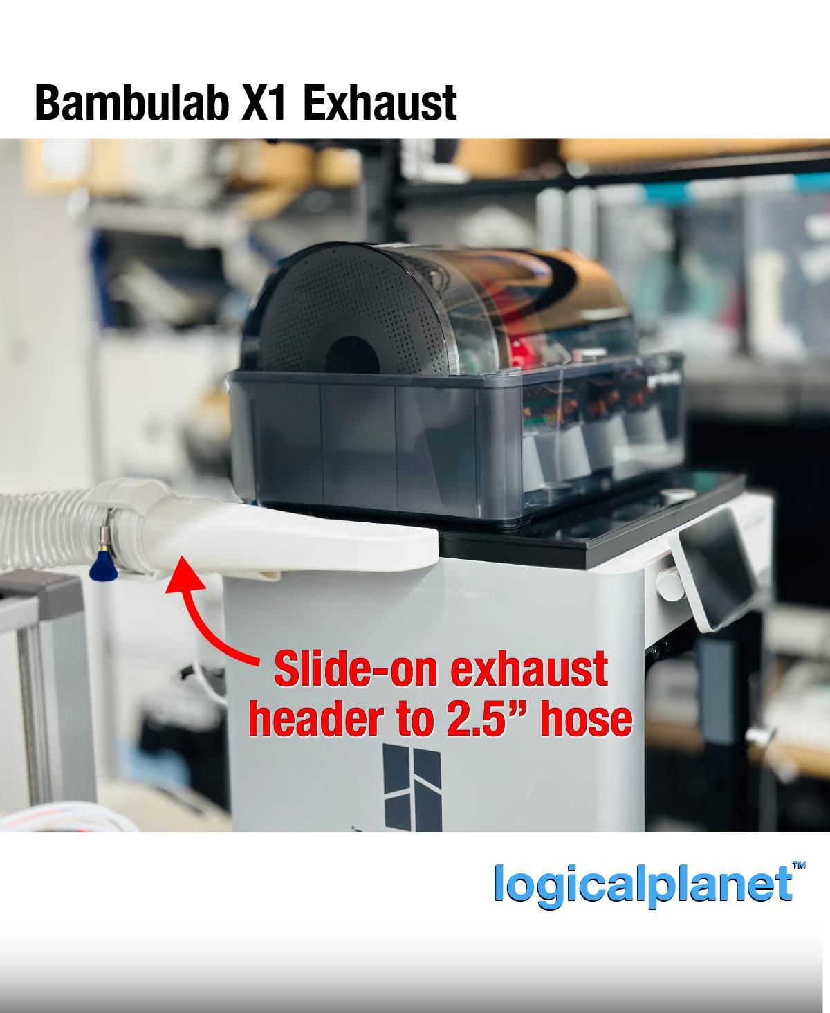 BambuLab X1 Exhaust System 3d model