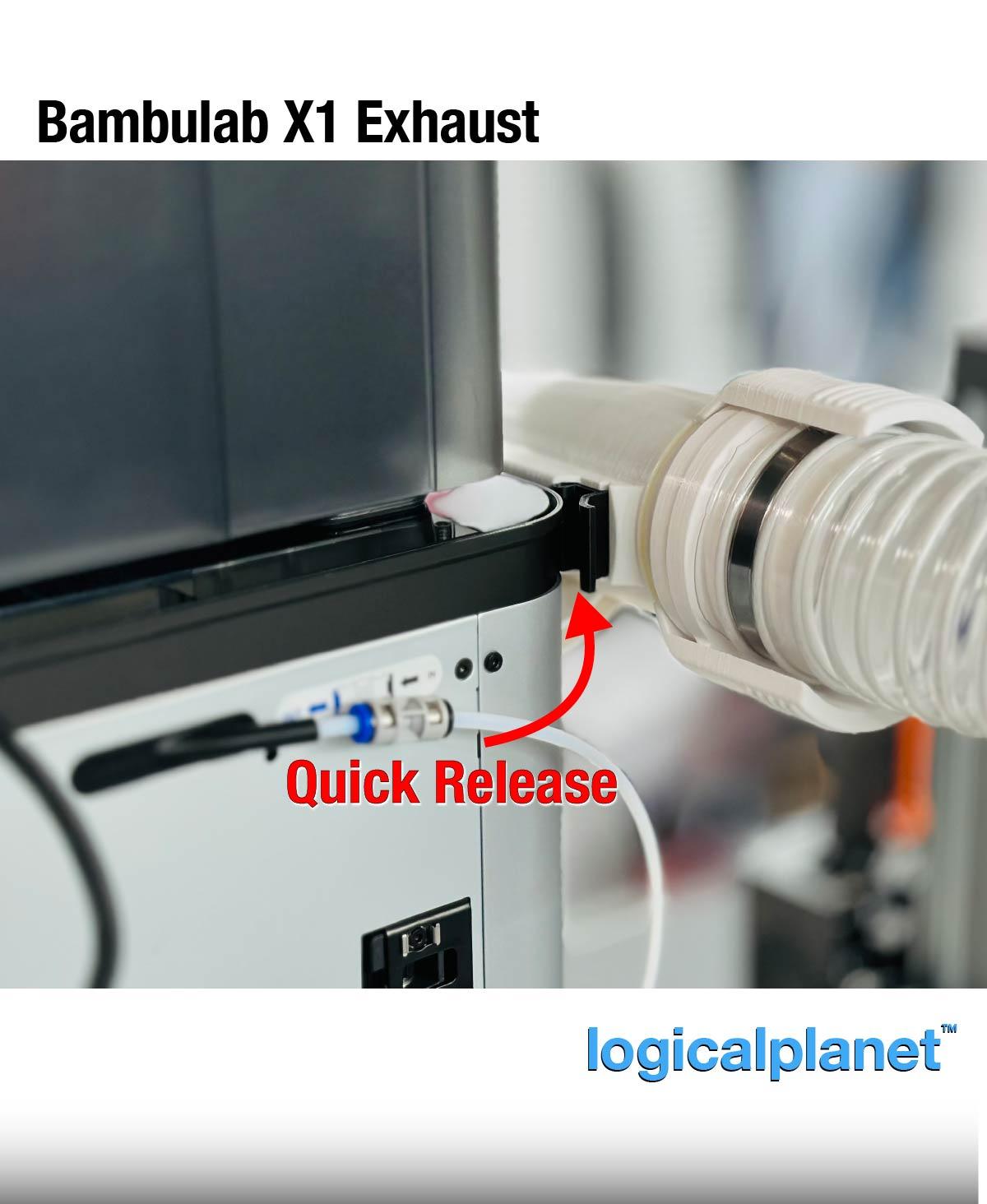 BambuLab X1 Exhaust System 3d model