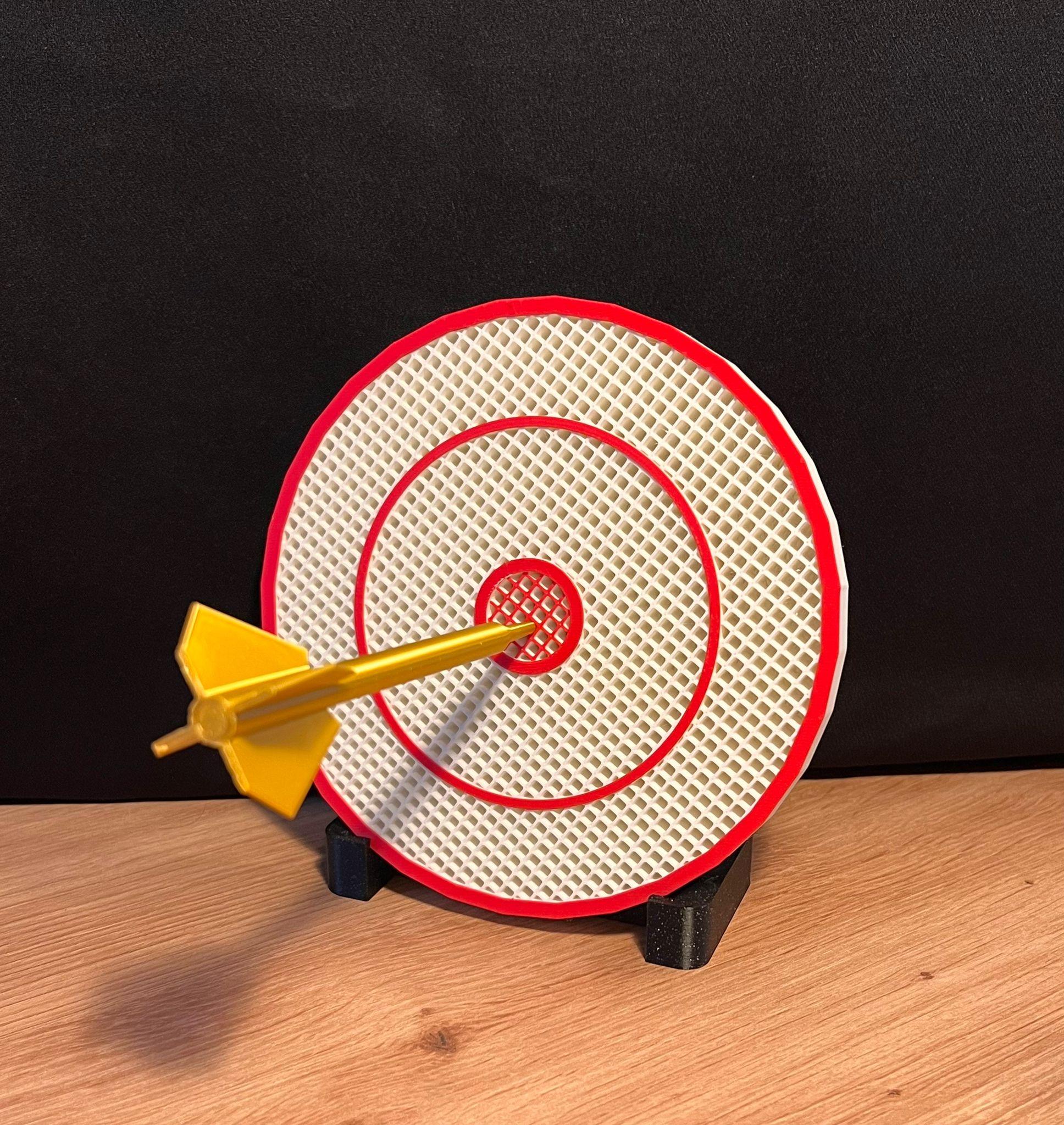 PORTABLE DARTBOARD WITH DARTS 3d model