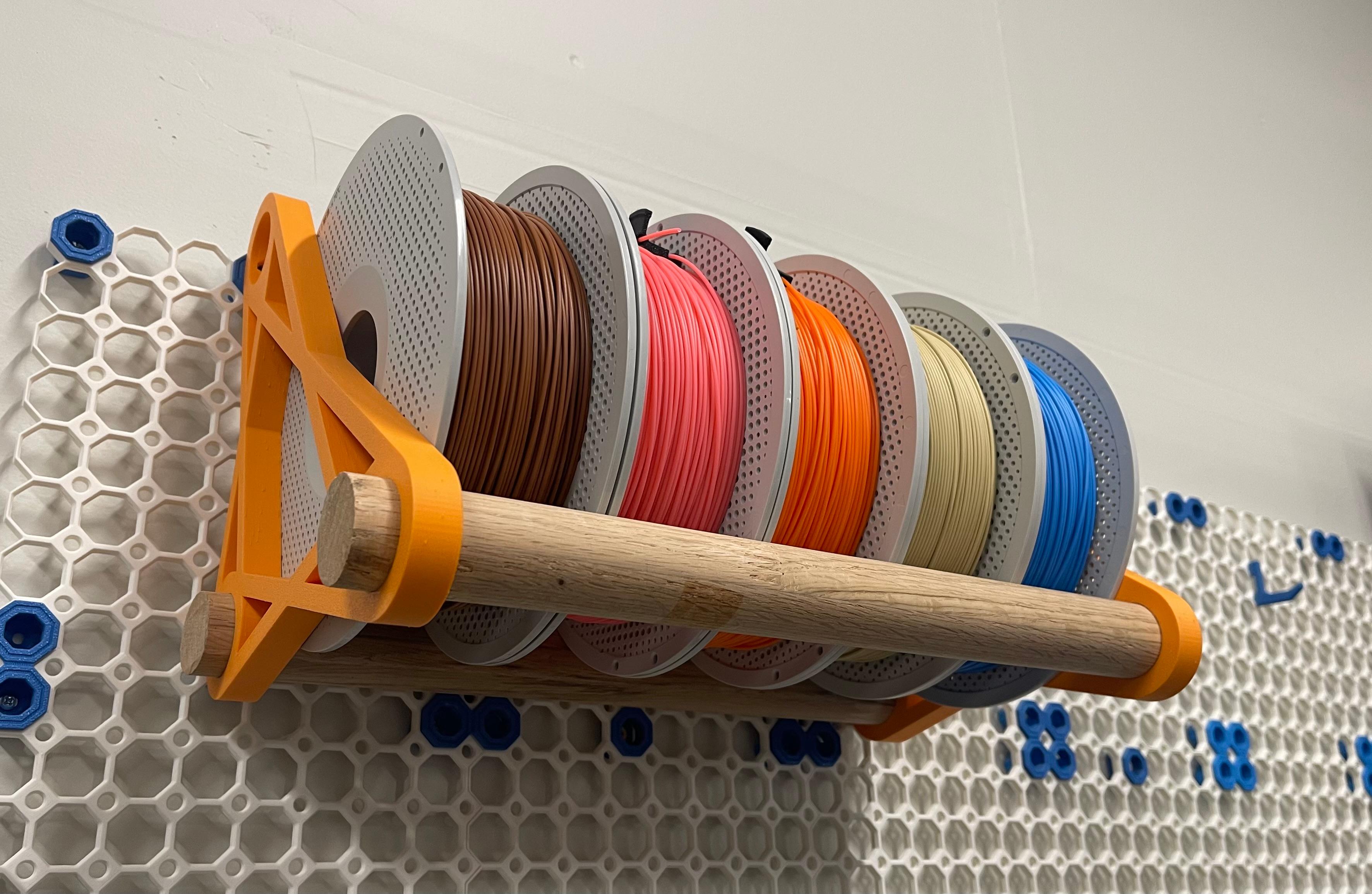 Filament Spool Rack for Multiboard 3d model