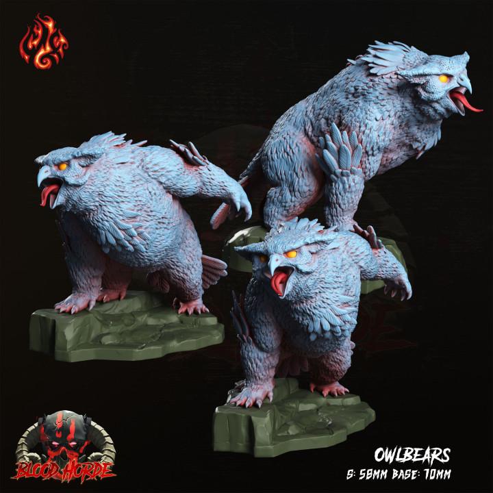 Owlbears 3d model