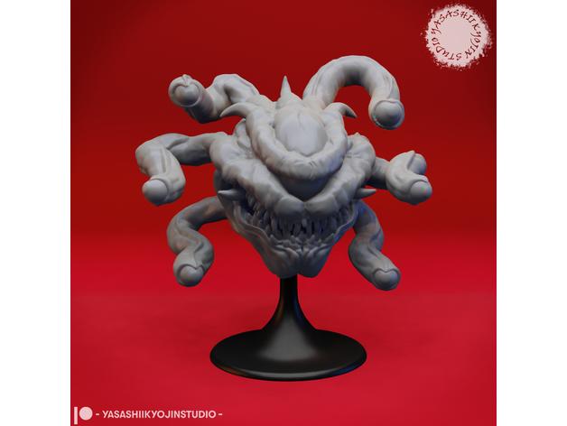 Beholder / Eye Tyrant - Tabletop Miniature 3d model