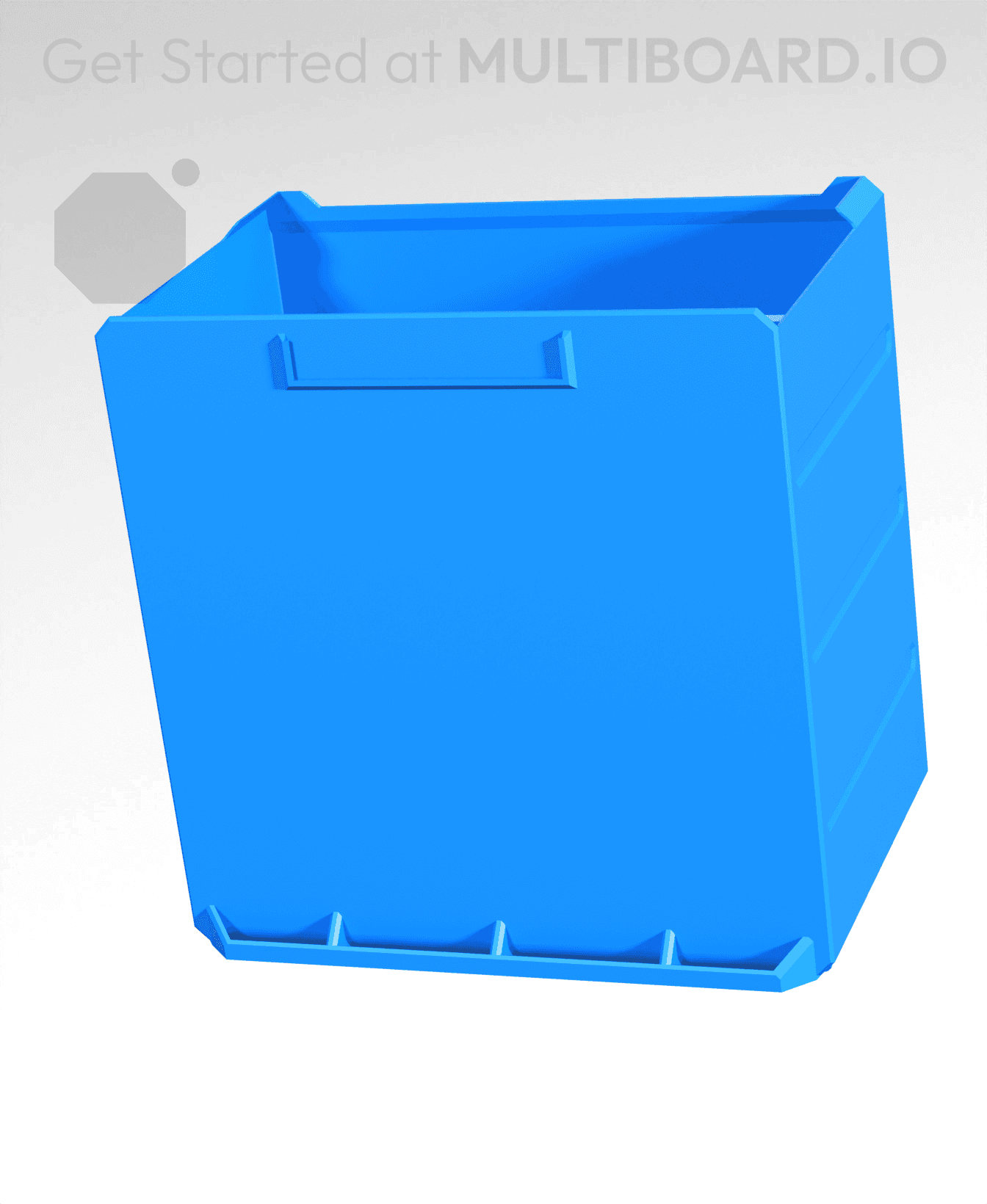 4x4x2.5-Deep - Multibin Simple Drawer 3d model