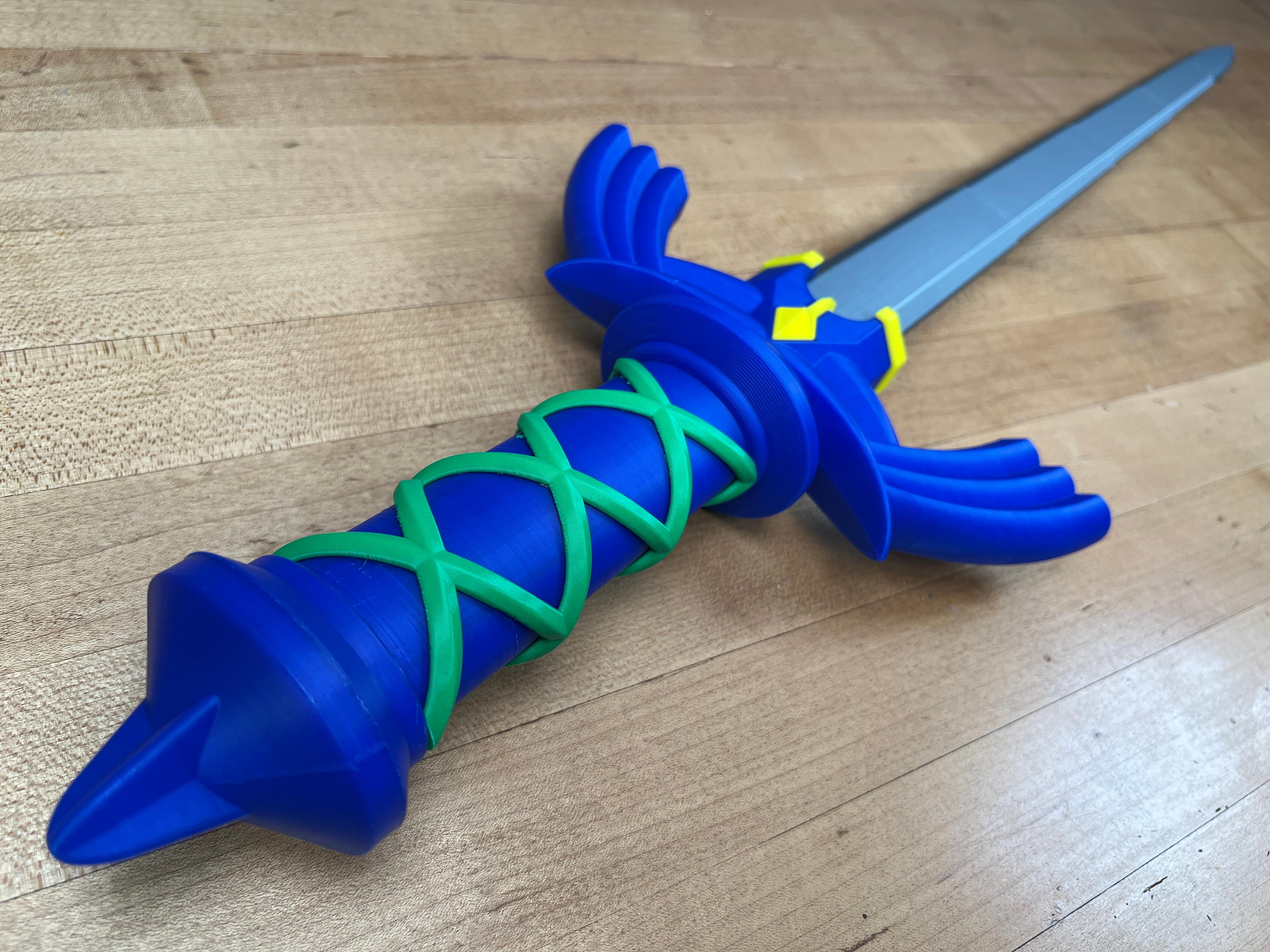 Multi-Color Collapsing Master Sword 3d model