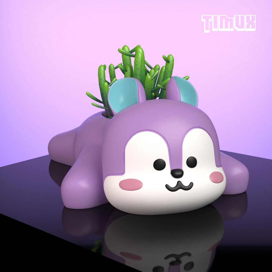 BT21 - MANG PLANTER 3d model