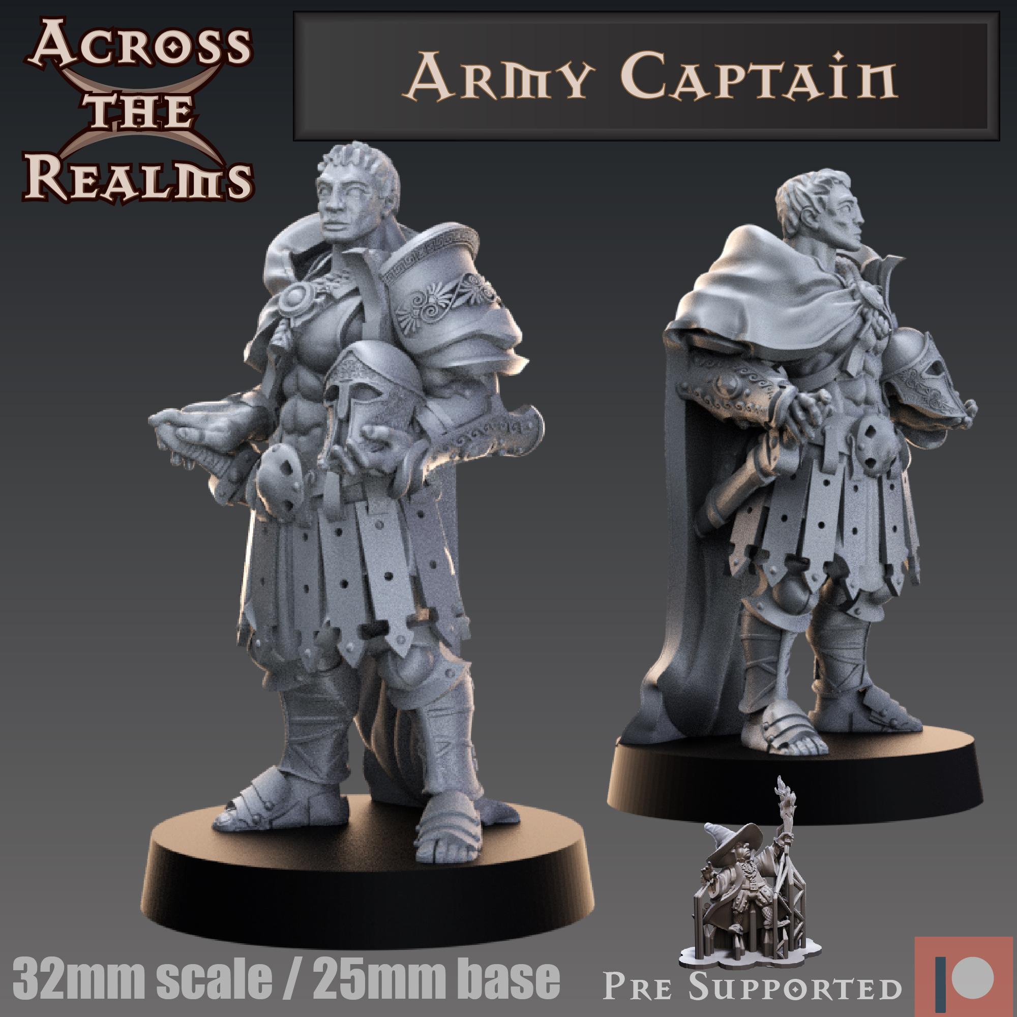 Army Captain 3d model