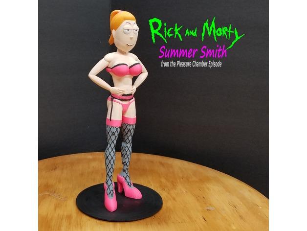 Summer Smith from Rick and Morty pleasure chamber episode 3d model