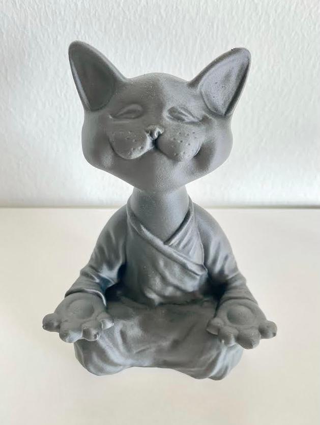 Zen Animals Cat - No Supports 3d model