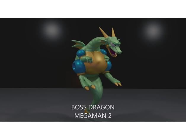 Dragon Boss MEGAMAN 2 3d model