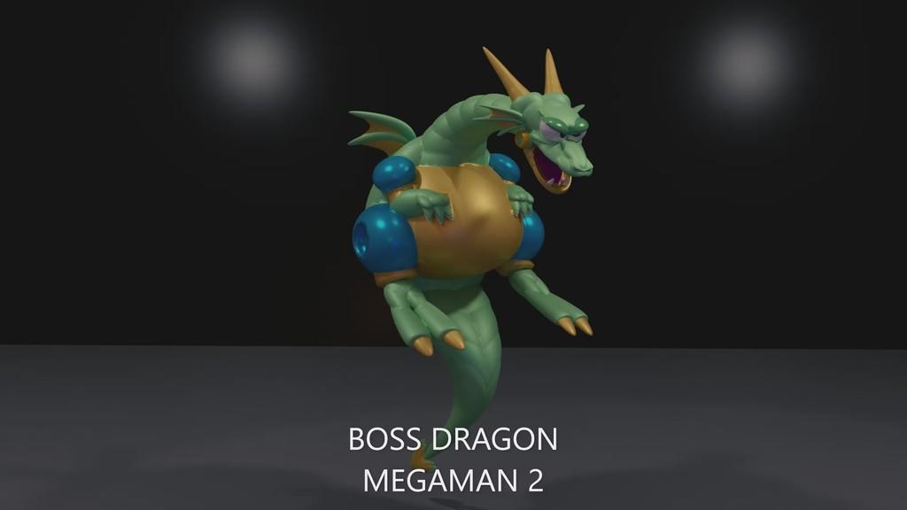 Dragon Boss MEGAMAN 2 3d model