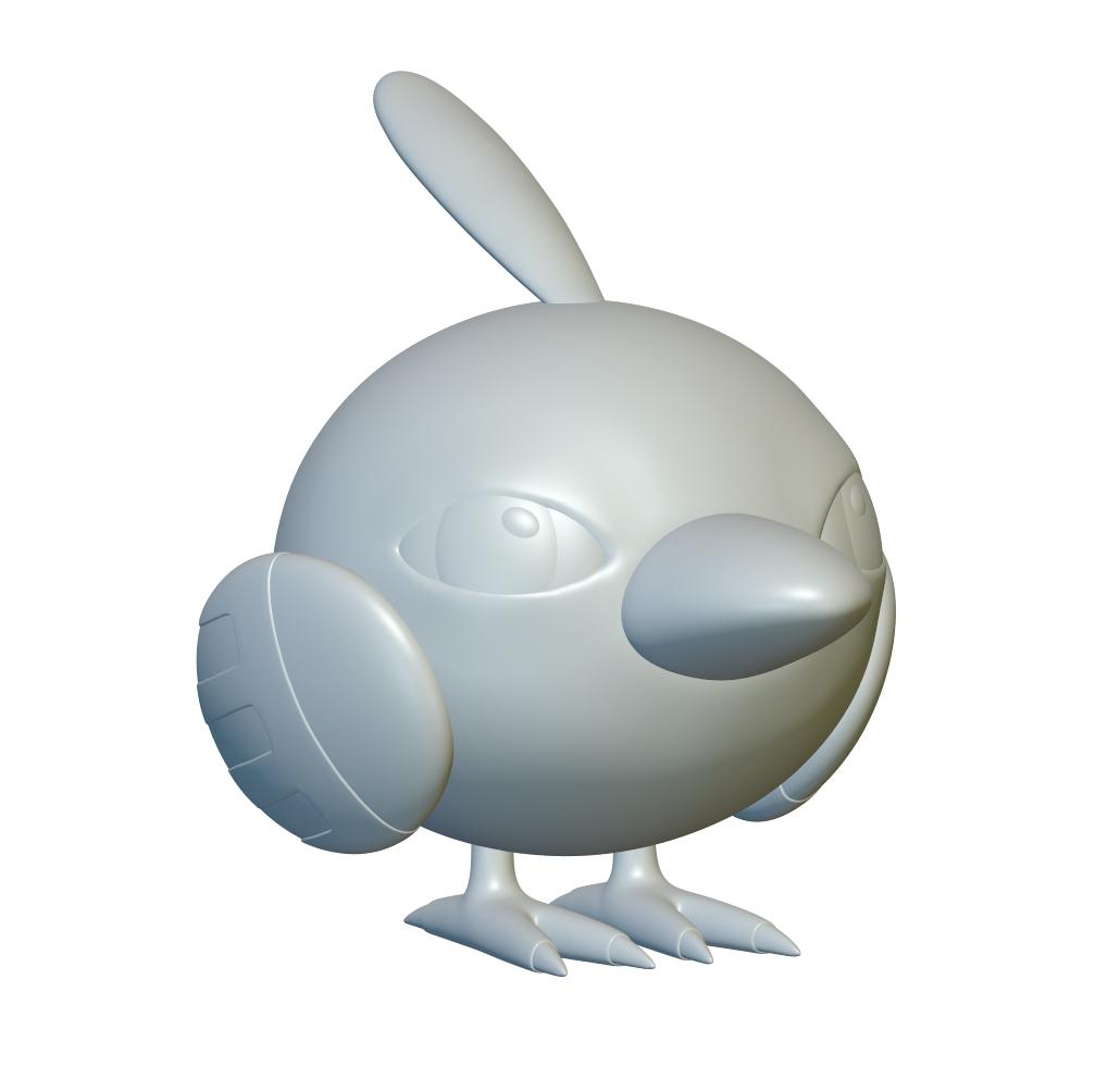 Pokemon Natu #177 - Optimized for 3D Printing 3d model