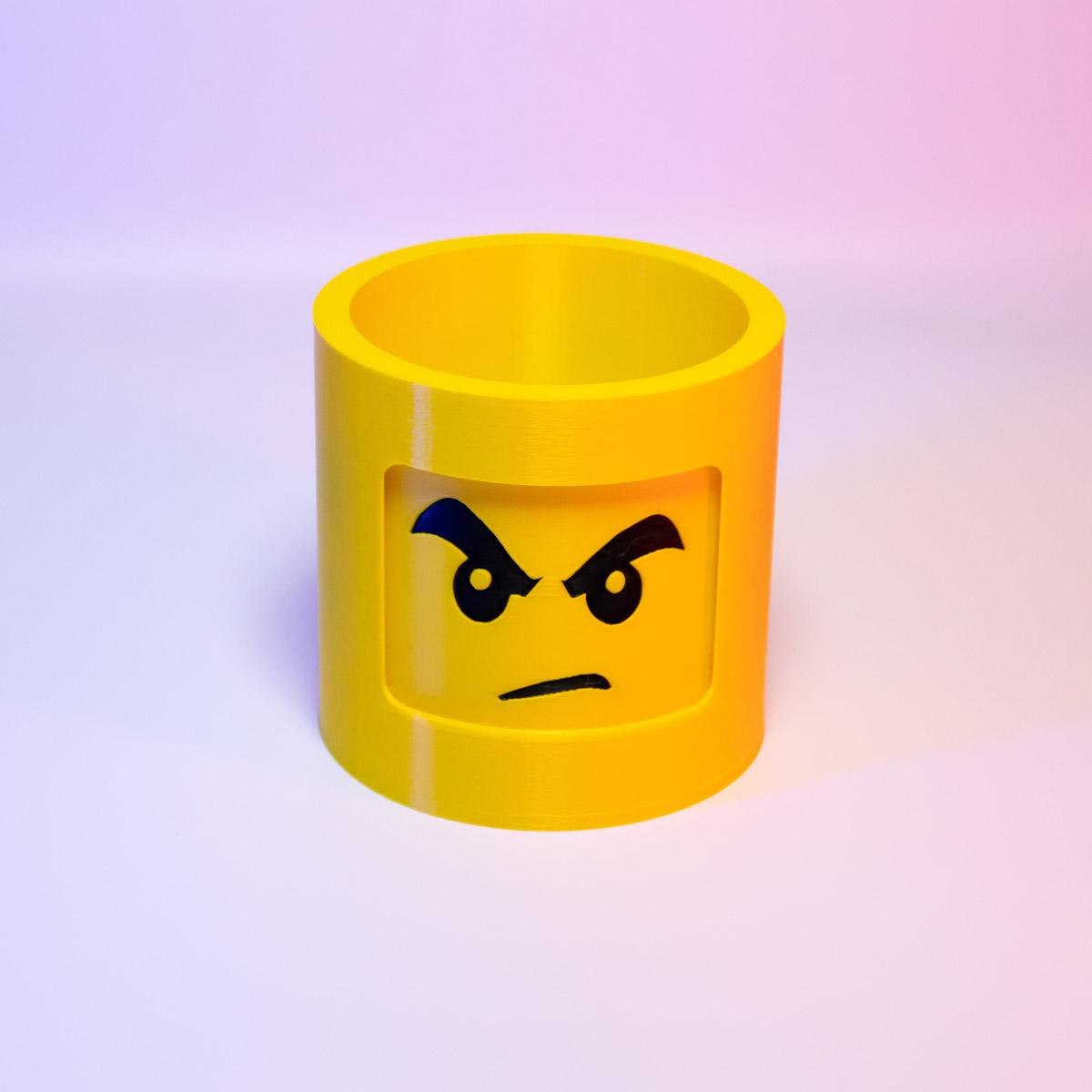 Spinning Lego Head Container 3d model