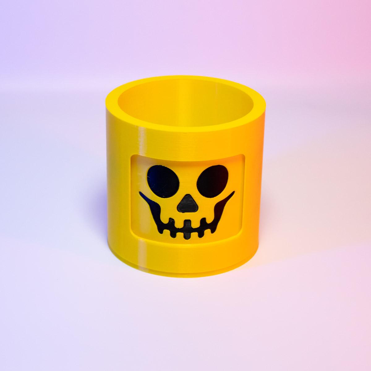 Spinning Lego Head Container 3d model