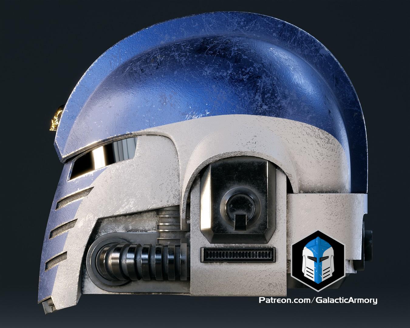 40K Galactic Armorer Helmet - 3D Print Files 3d model