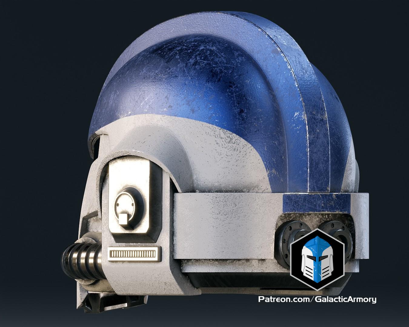 40K Galactic Armorer Helmet - 3D Print Files 3d model