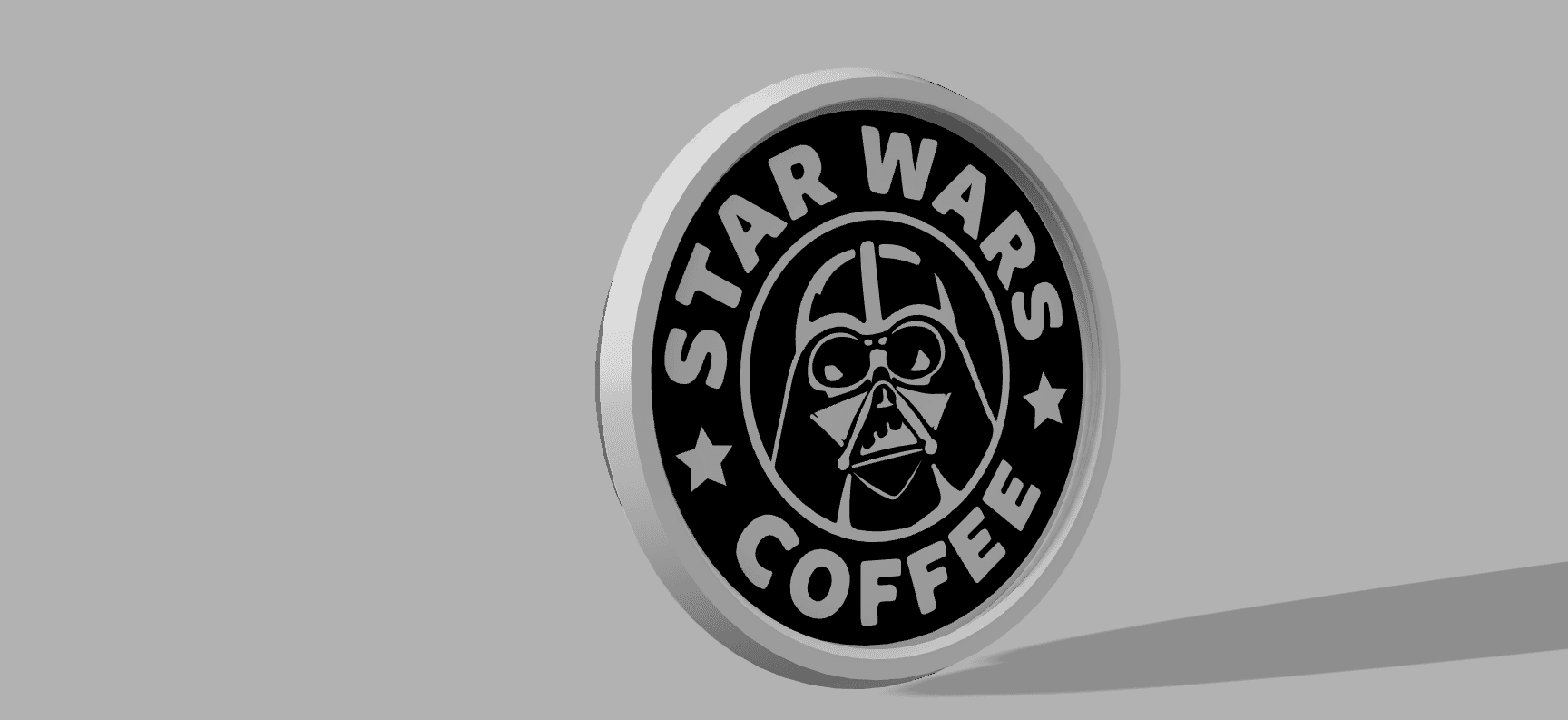 STARWARS COFFEE THREADED AND STACKABLE COASTER SET 3d model