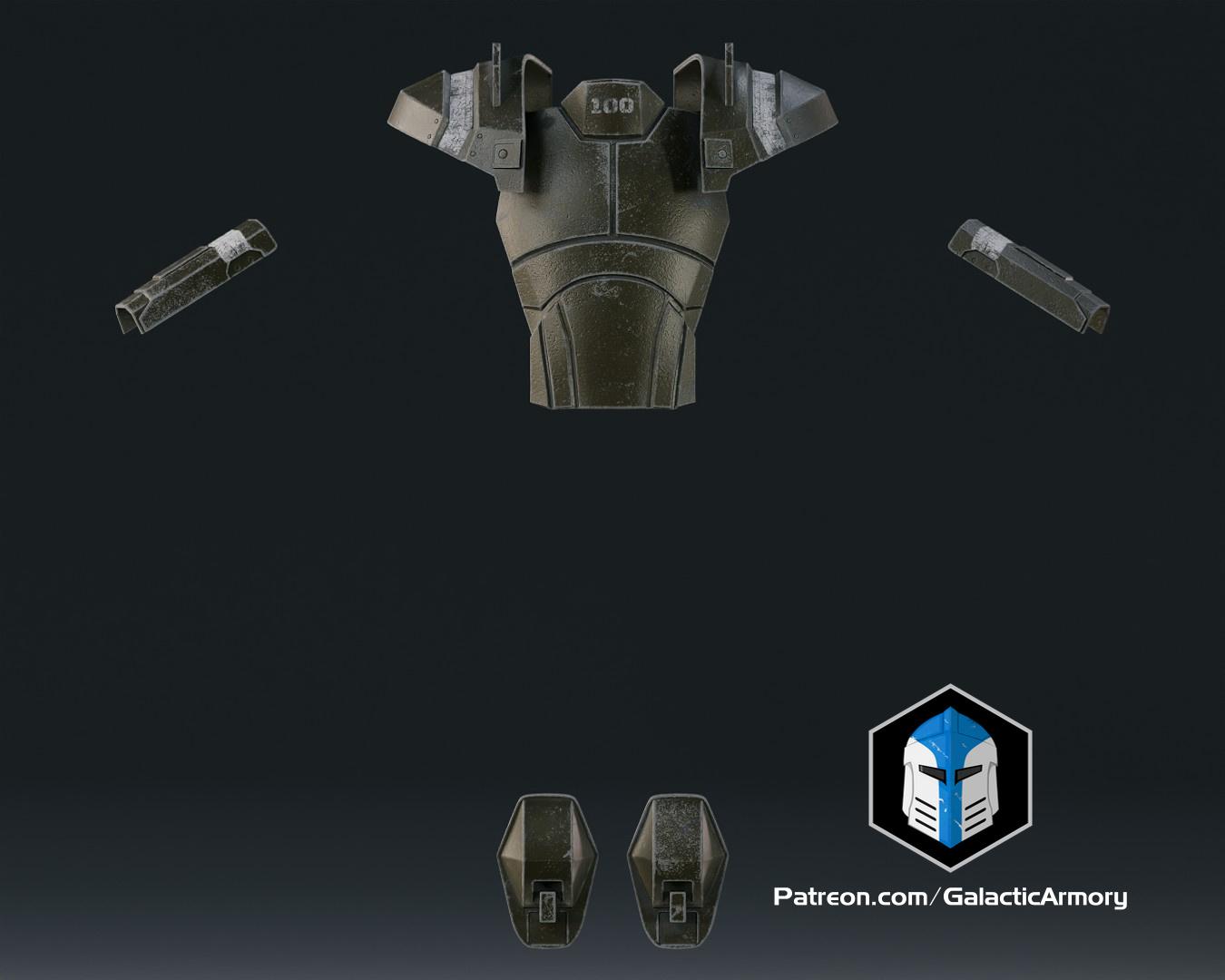 Fallout NCR Ranger Armor - 3D Print Files 3d model