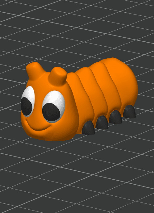 Flexi Grub (No Supports) 3d model