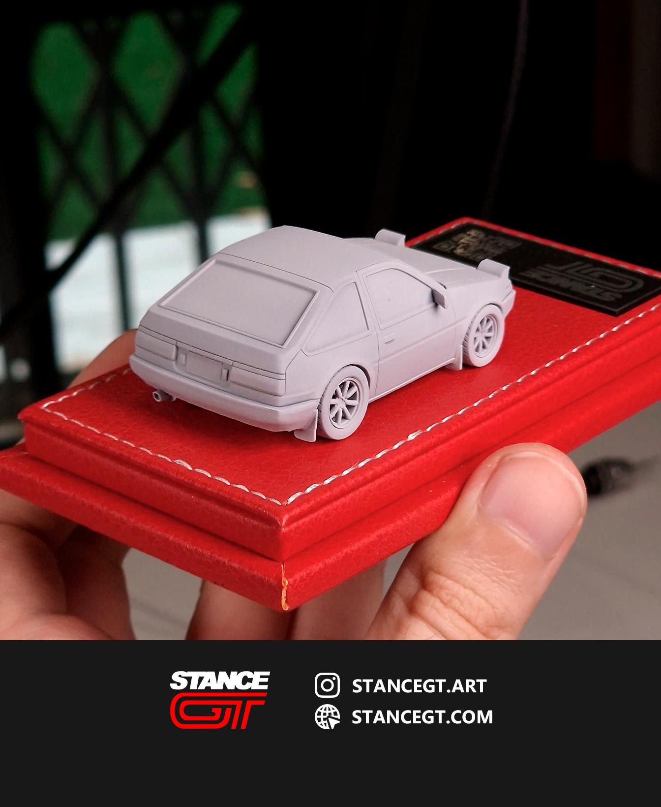 TOYOTA COROLLA AE86 | ORIGINAL | Model kit car 3d model