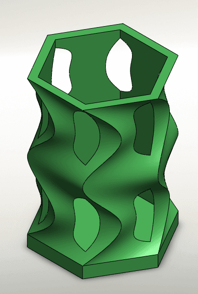 Leaf Vase.STL 3d model