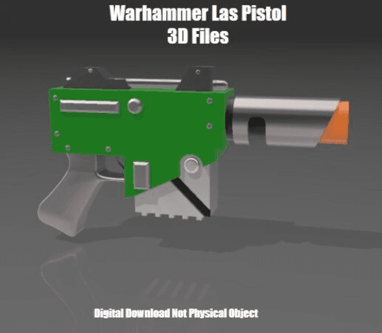 Las Pistol 3d model