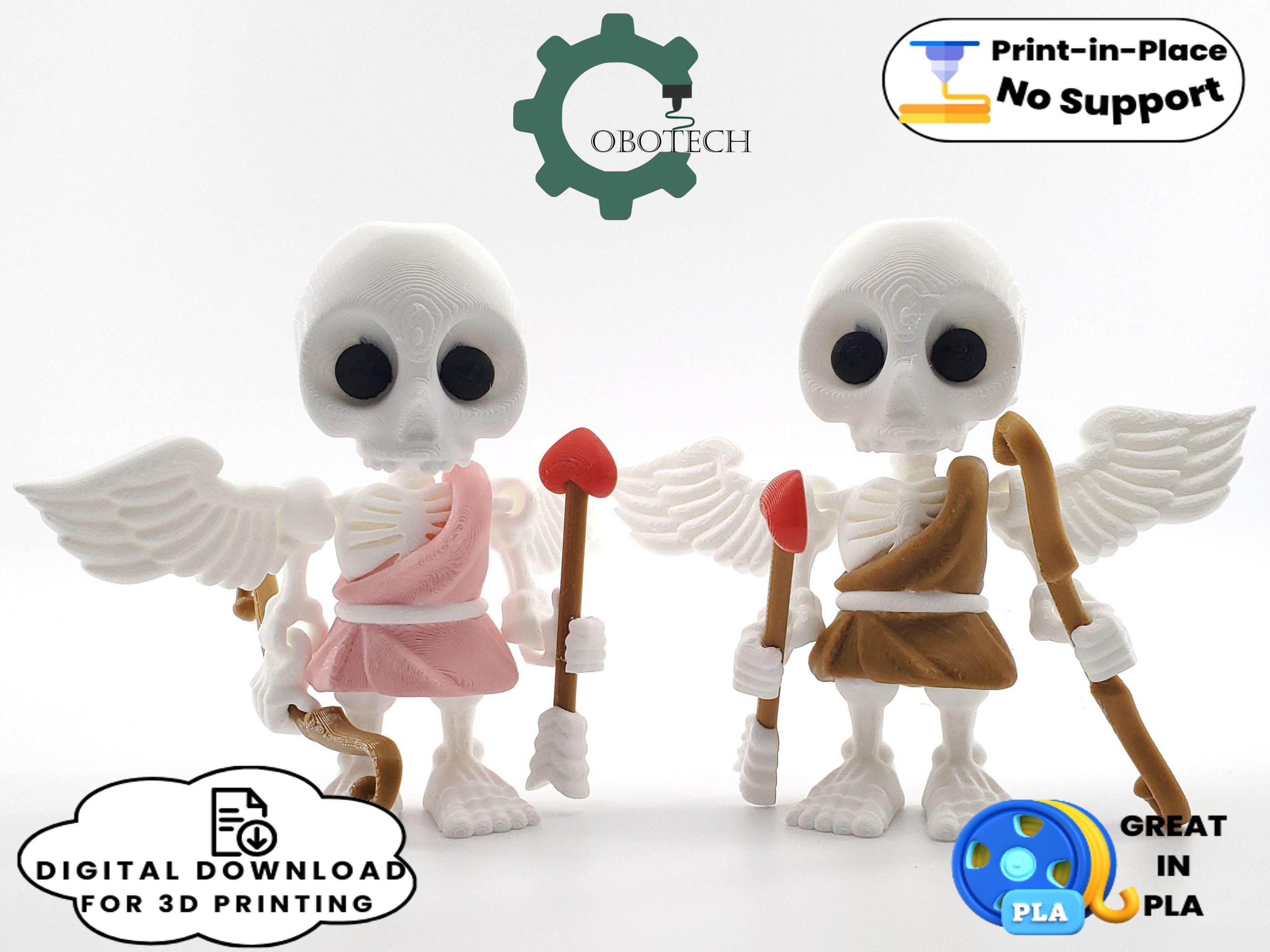 Cobotech Articulated Skelly Cupid, Skeleton Cupid, Cupid Bone 3d model