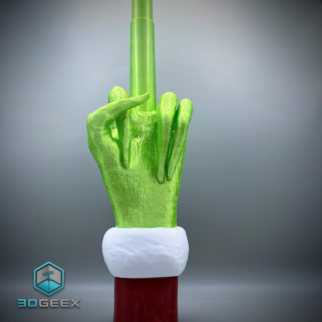 The Grinch Middle Finger 3d model