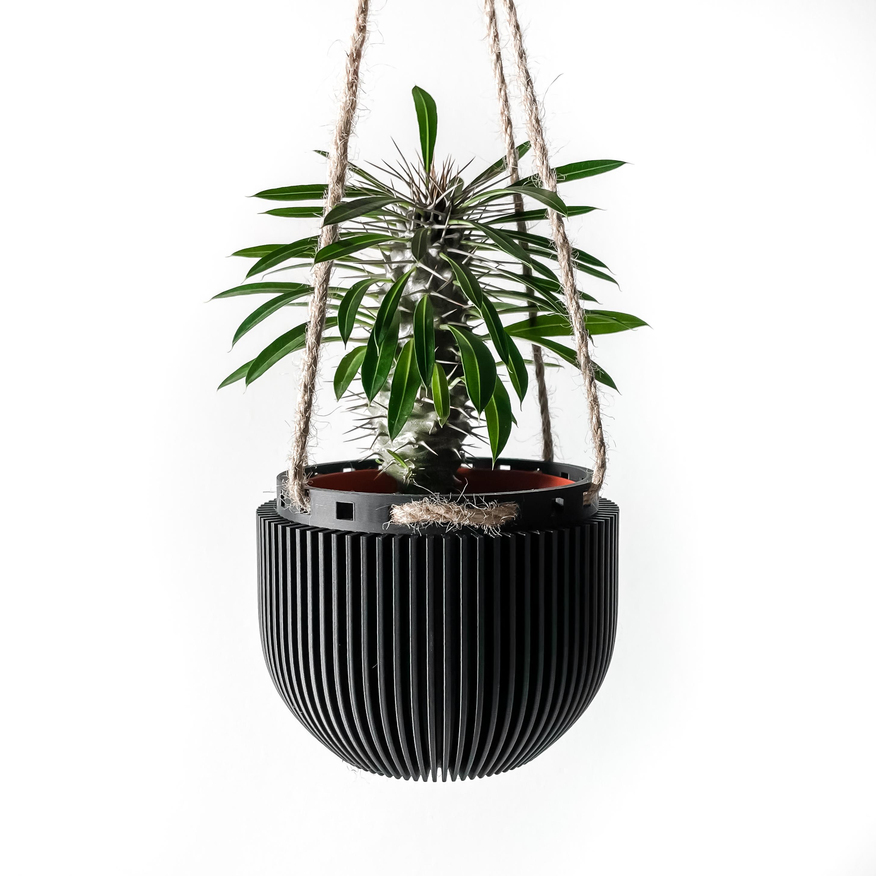 The Jani Hanging Planter Pot | Modern and Unique Home Decor for Plants and Succulents  | STL File 3d model
