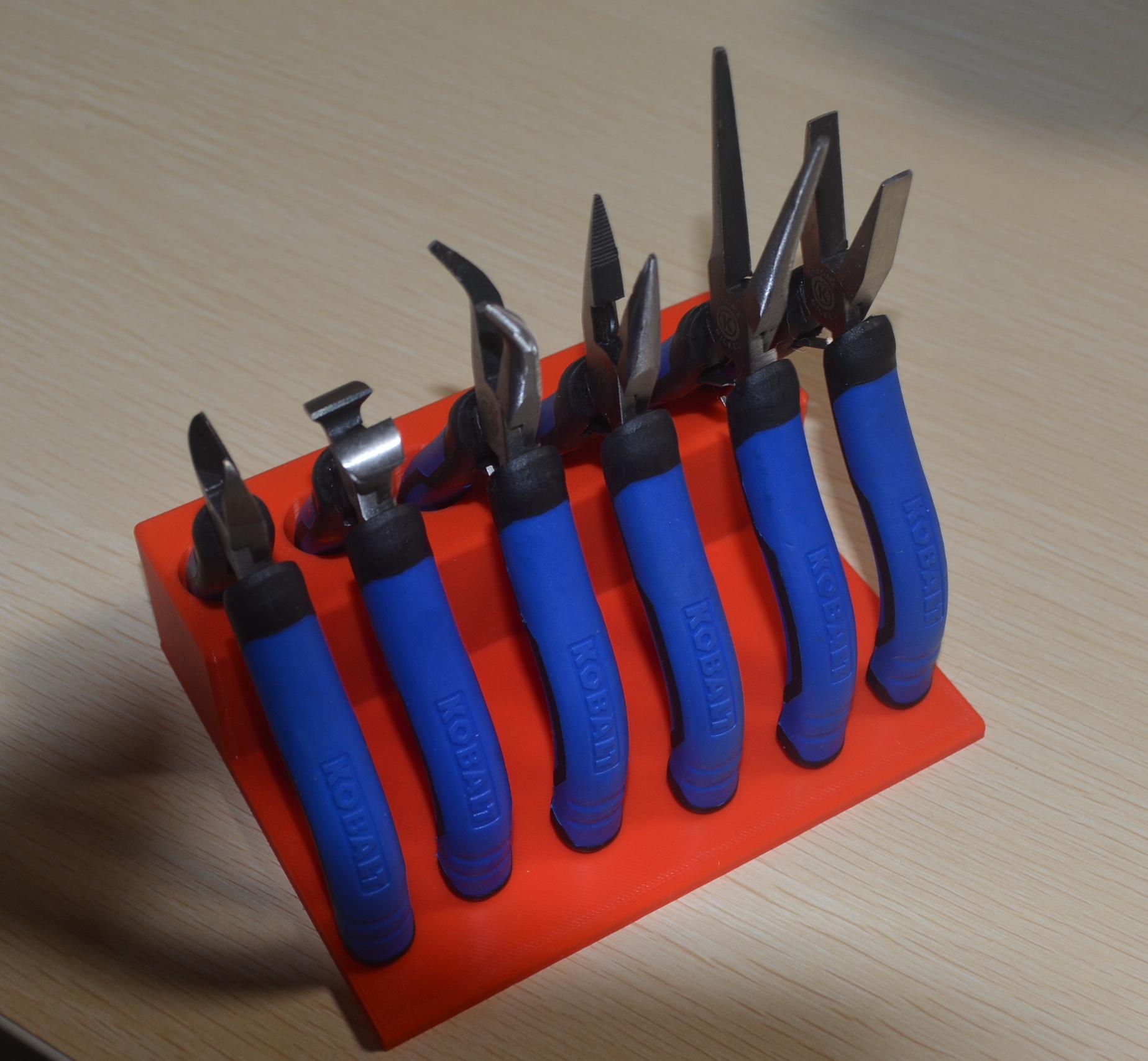 tool holder block for small pliers 3d model