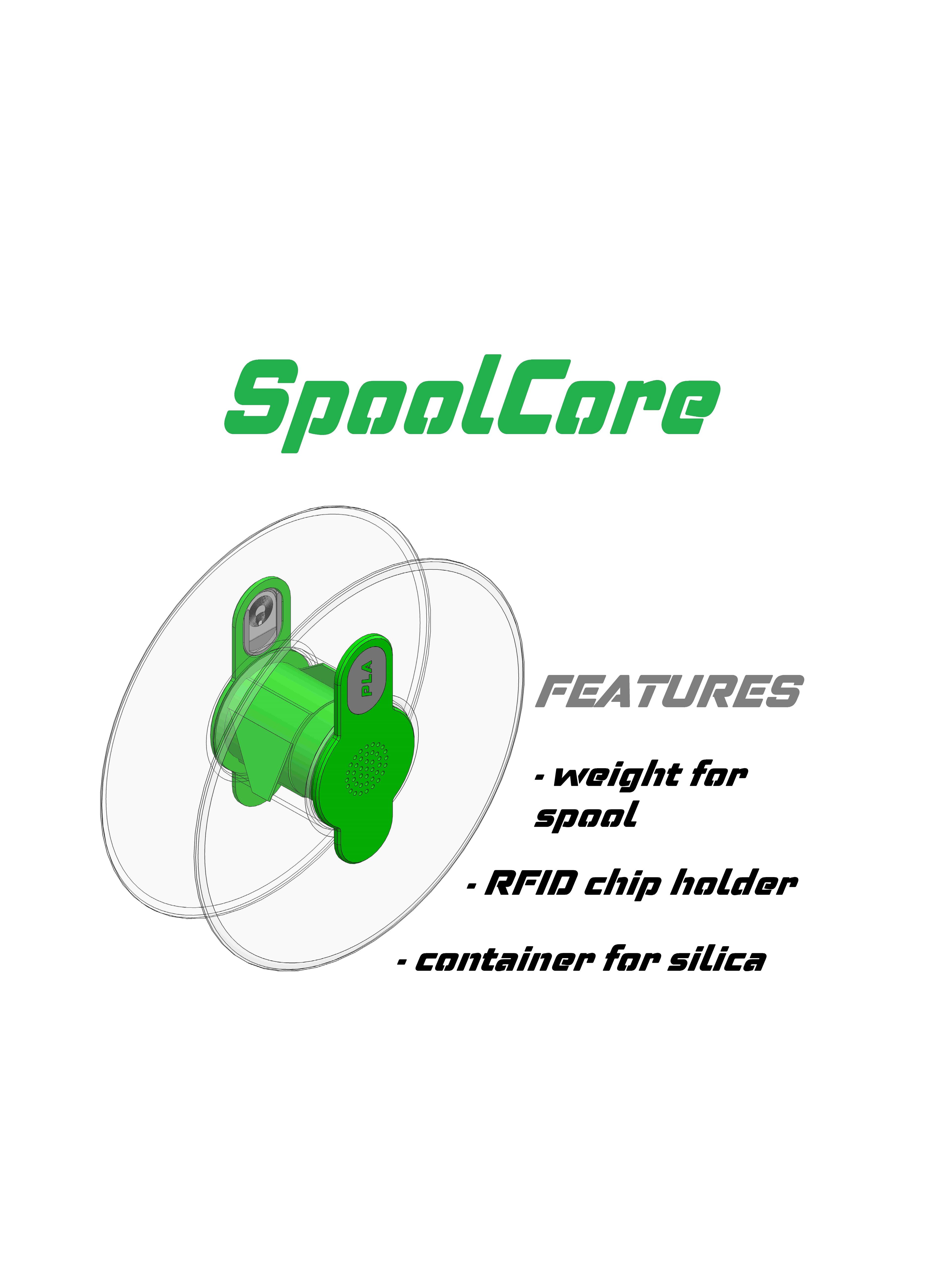 SpoolCore for brands 3d model