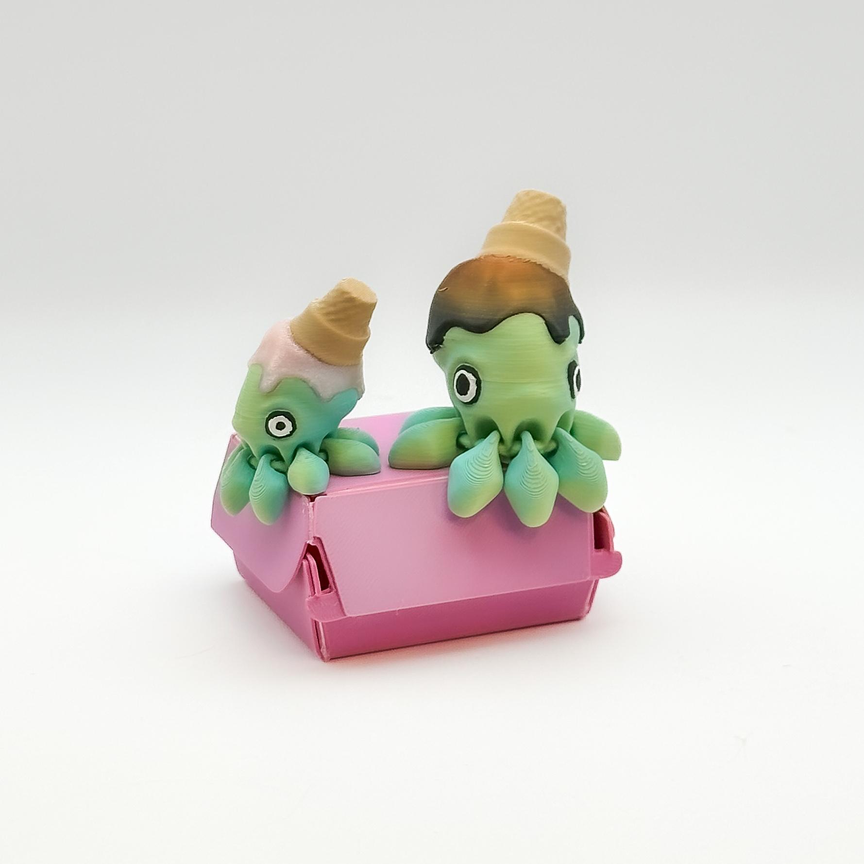 M3D - Ice Cream Octopus (Personal Use) 3d model