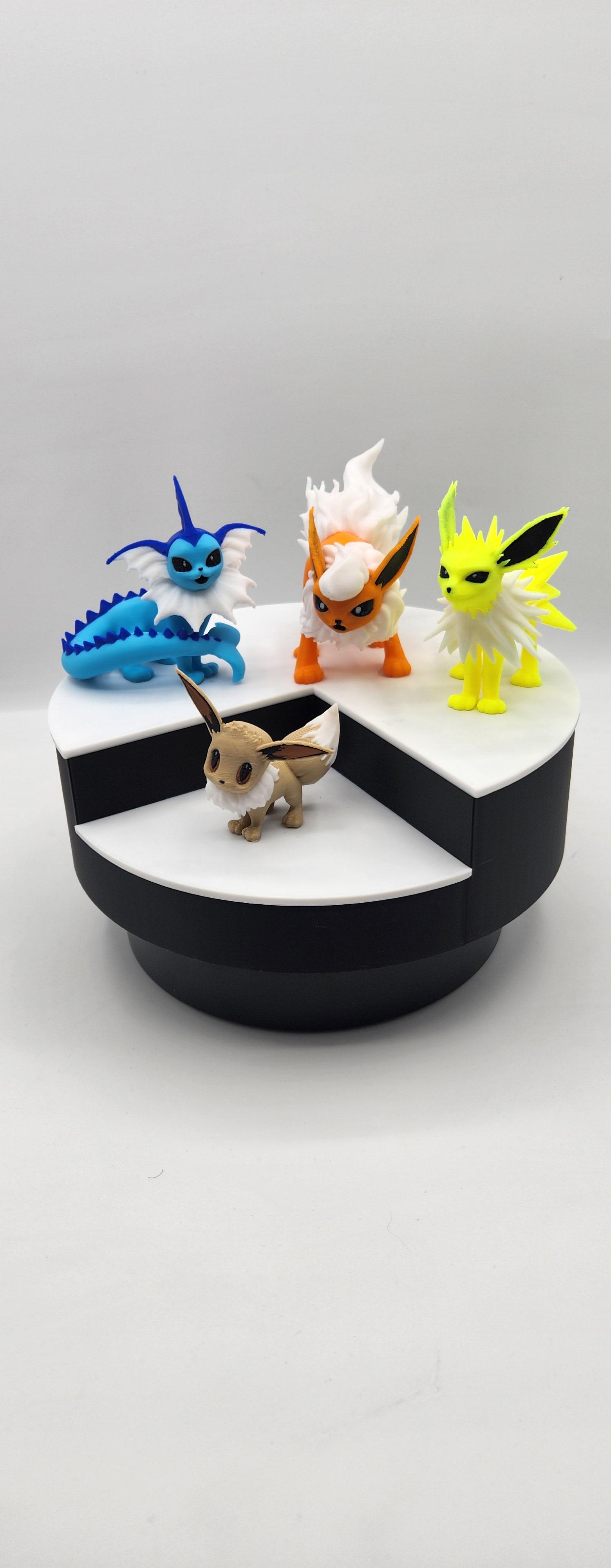 Pokemon Eevee & Full First Gen Evolution Display 3d model