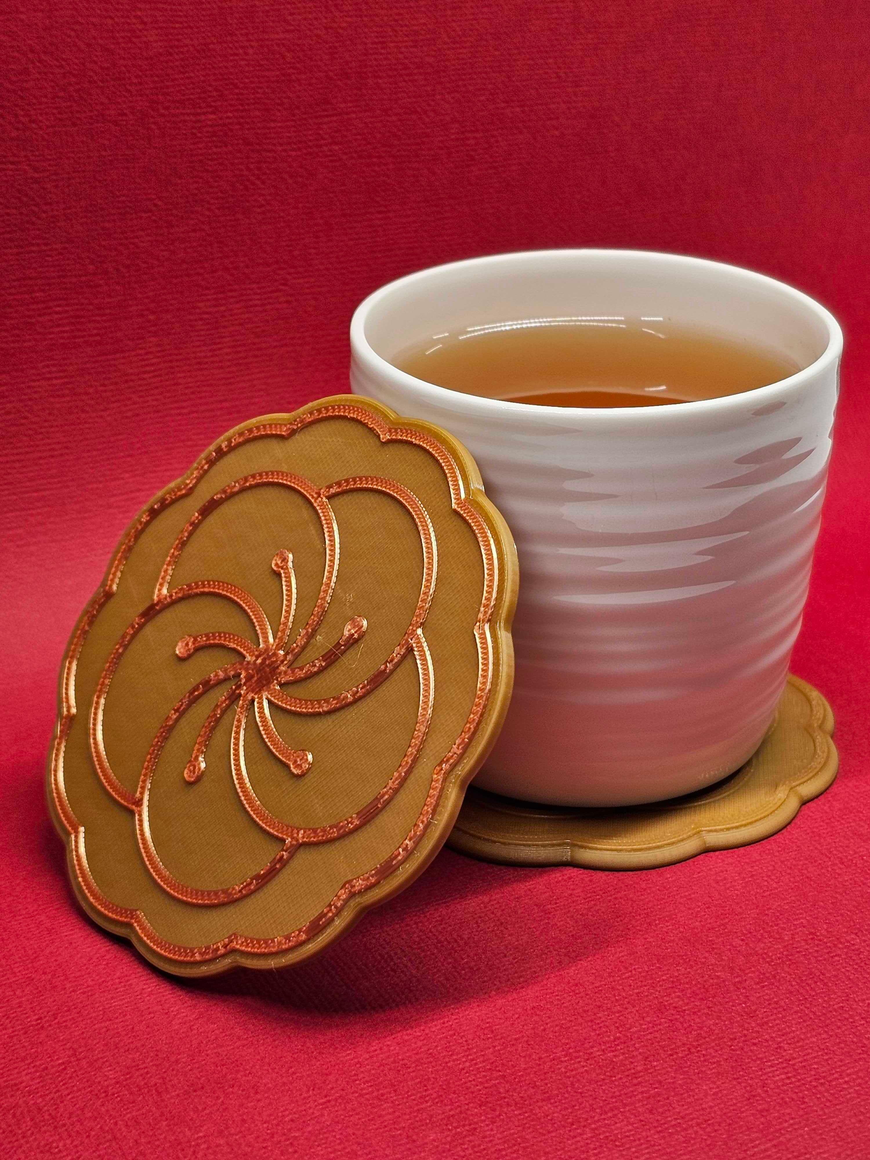 Mooncake coaster #2 | Celebrate the Mid-Autumn Festival, a Chinese holiday I call Moon Cake Day! 3d model