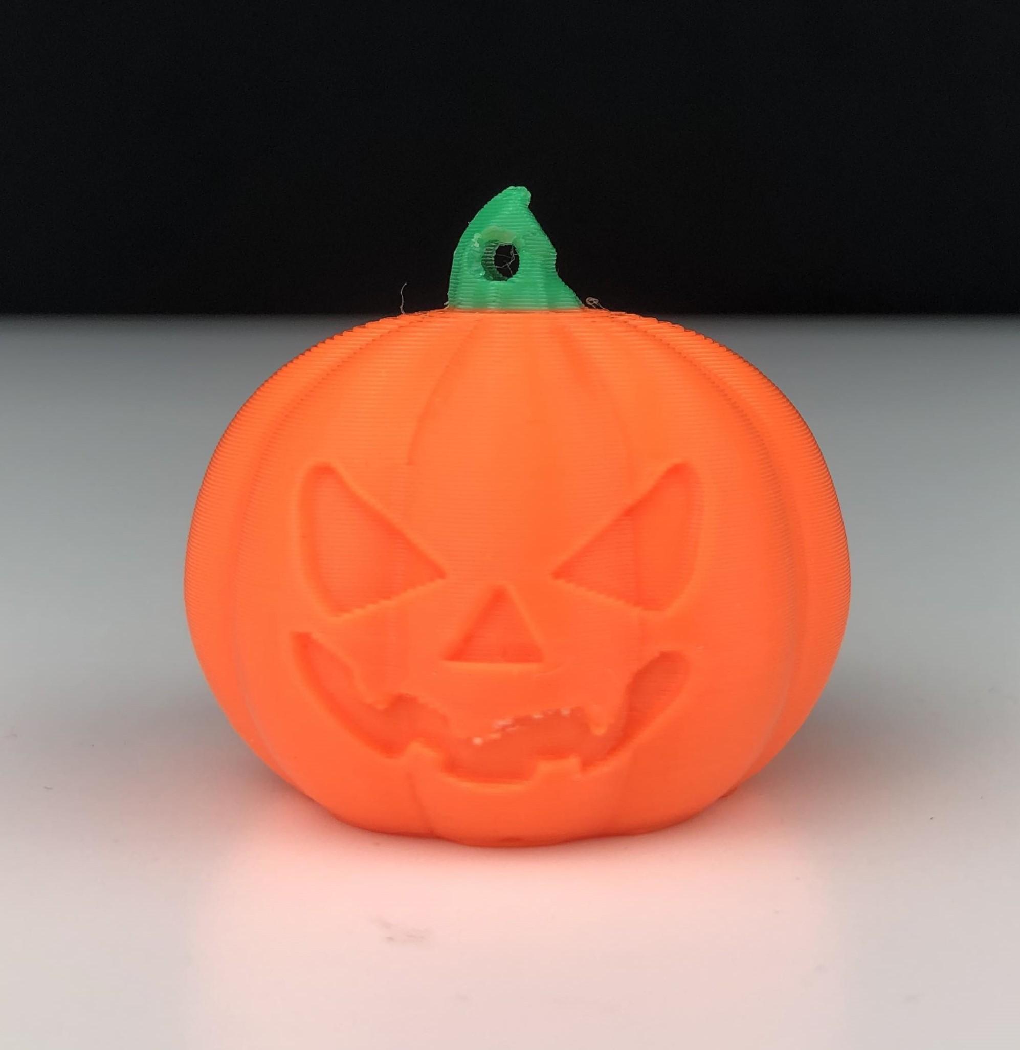 Pumpkin Keyring 3d model