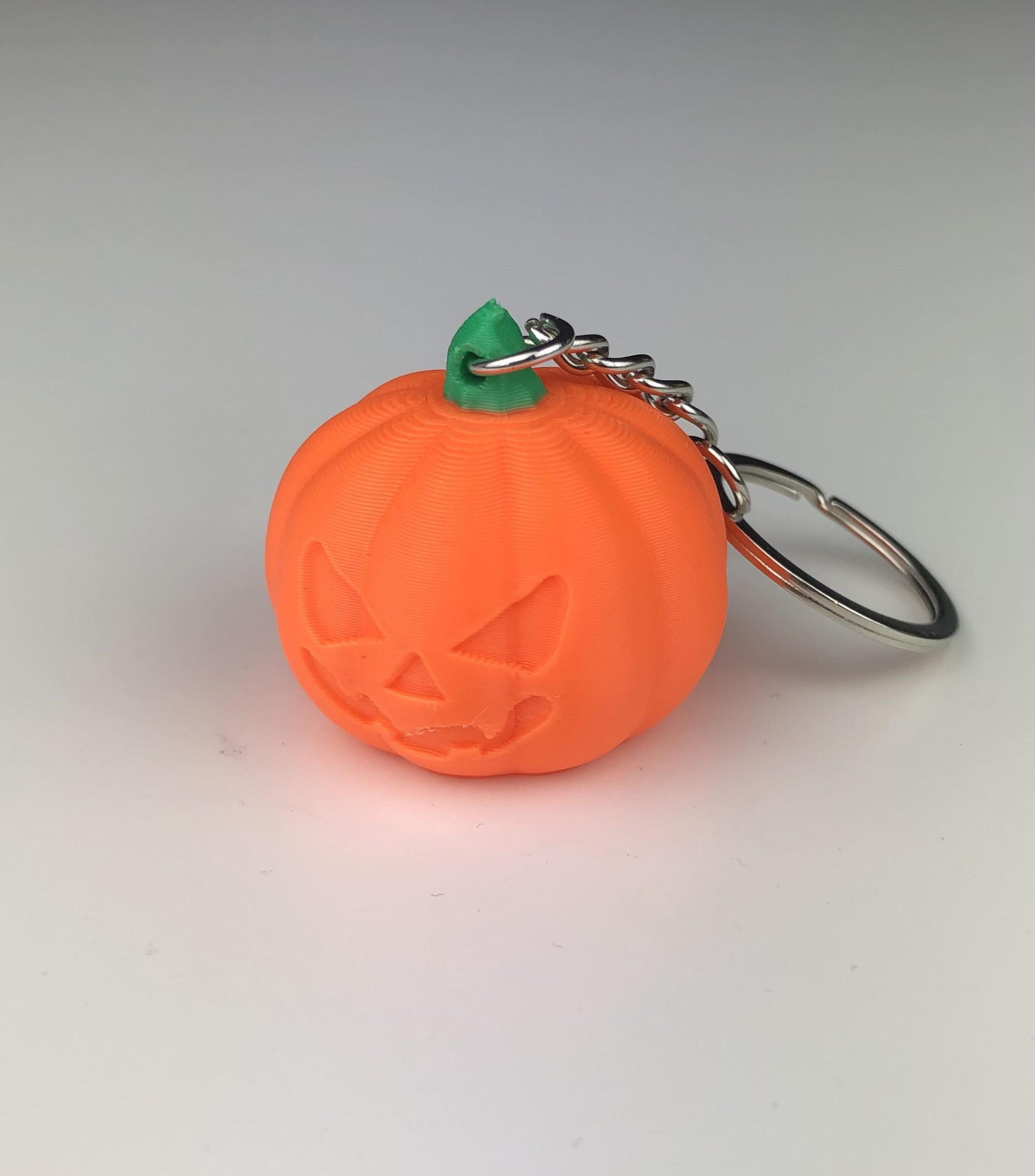 Pumpkin Keyring 3d model