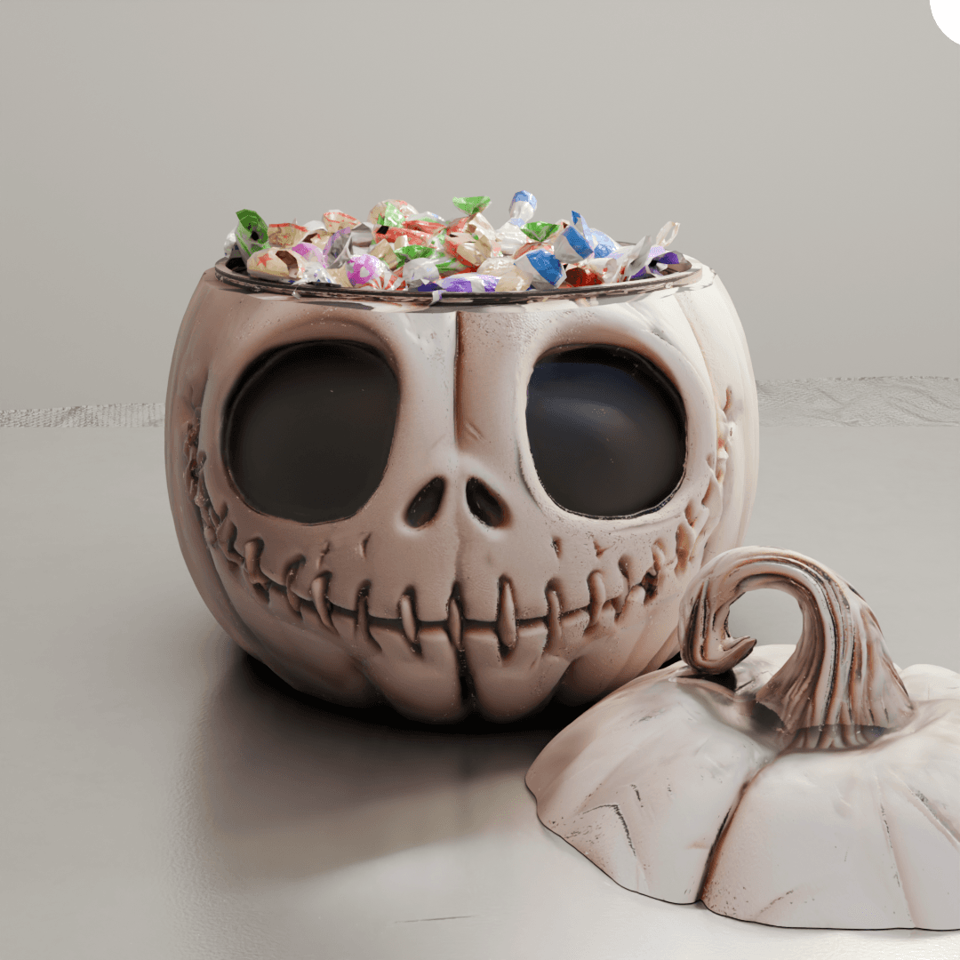 Jack Skellington Pumpkin - SEREV3d 3d model