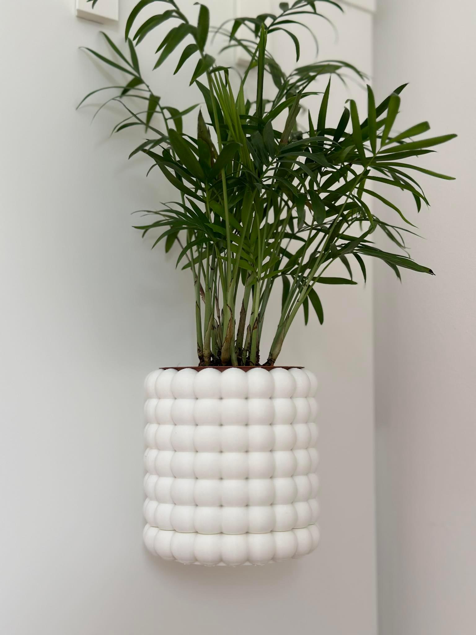 Bubbly wall planter pot  3d model