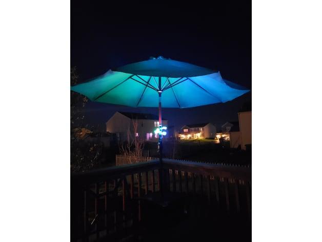 Umbrella Light for your Deck or Patio 3d model