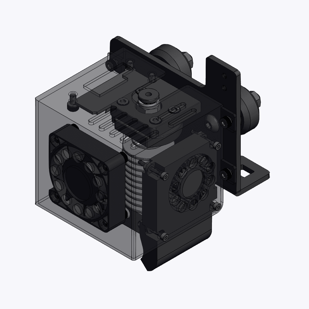 AnyCubic CHIRON 3D Printer Hotend Assembly 3d model