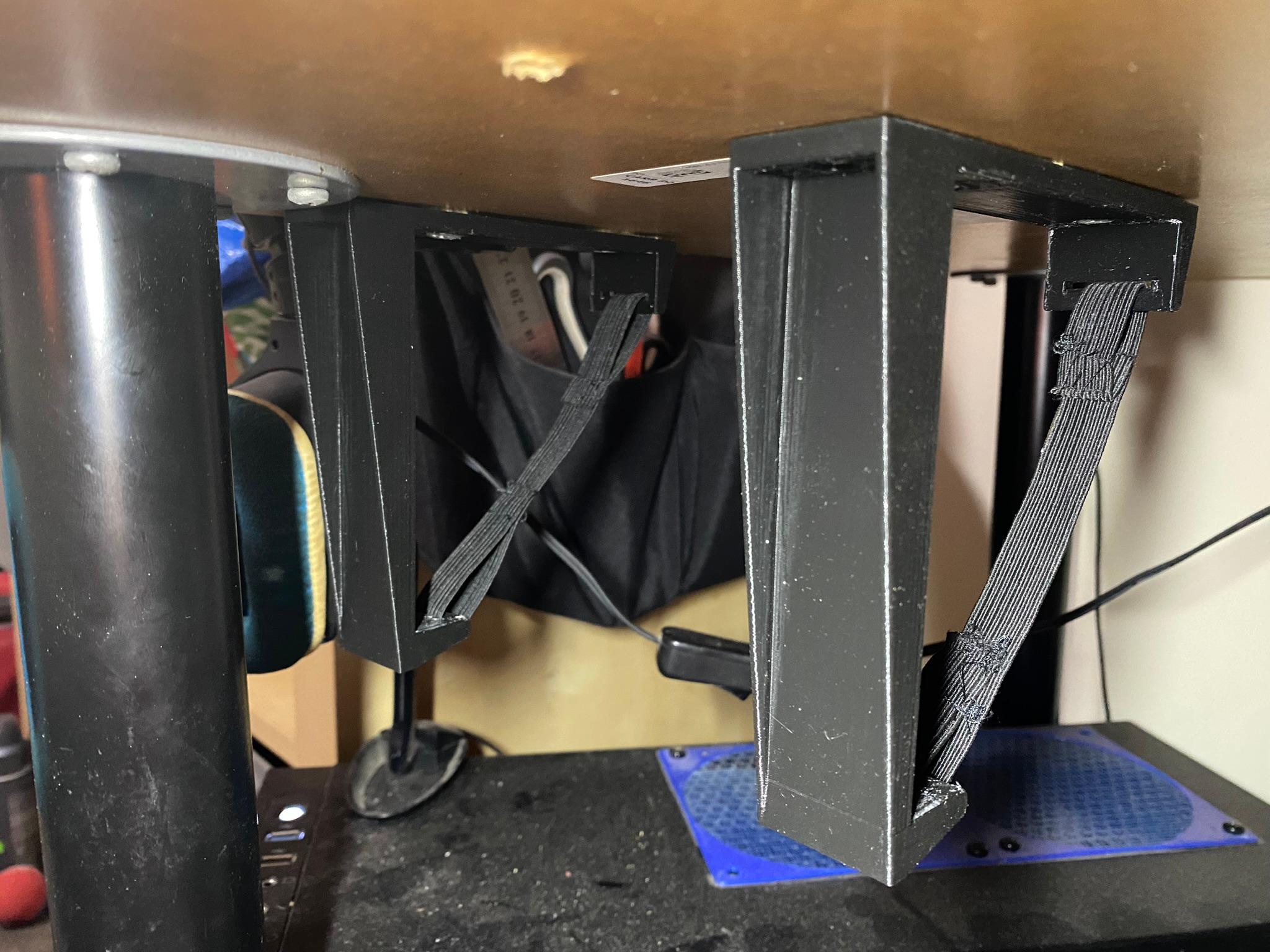 Under Desk Tissue Box Holder 3d model
