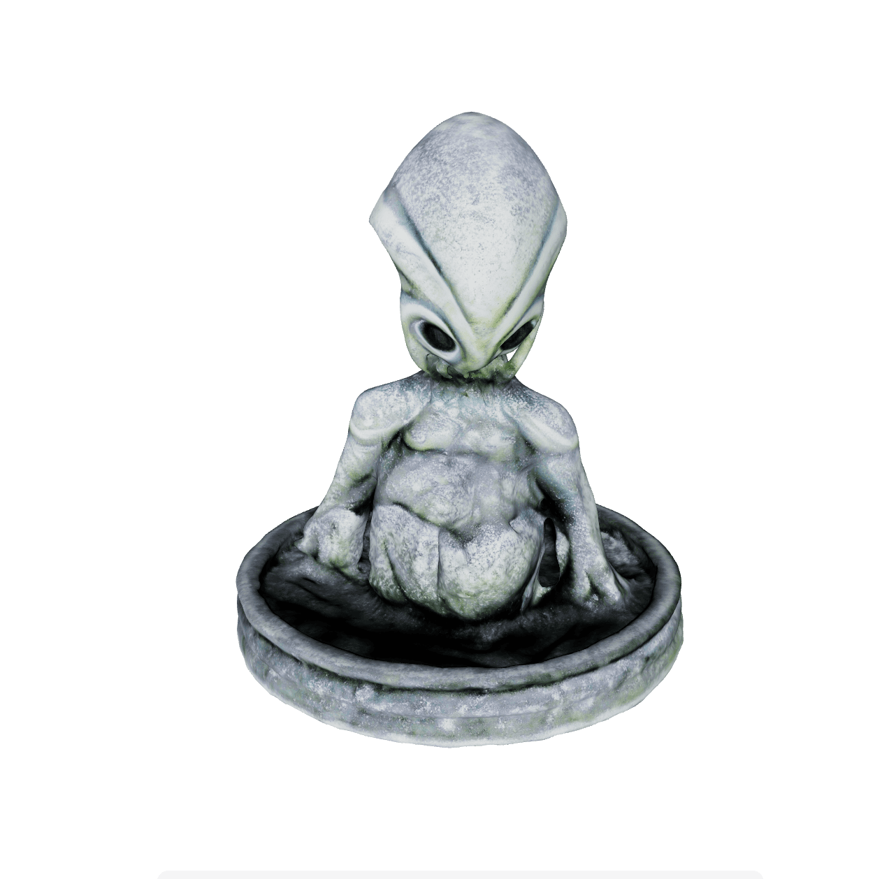 Alien Fertility Statue 2 3d model