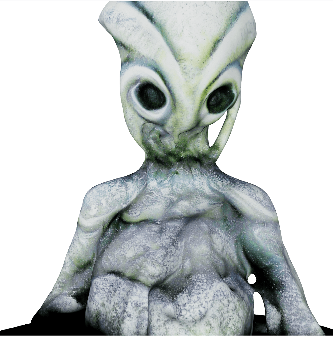 Alien Fertility Statue 2 3d model