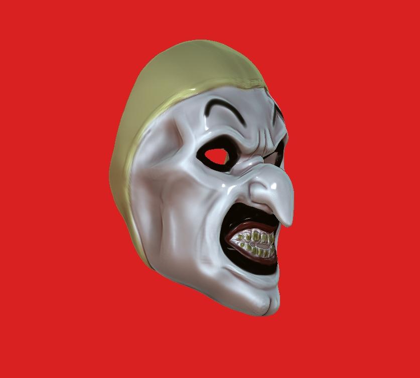 ART THE CLOWN TERRIFIER MASK 3d model