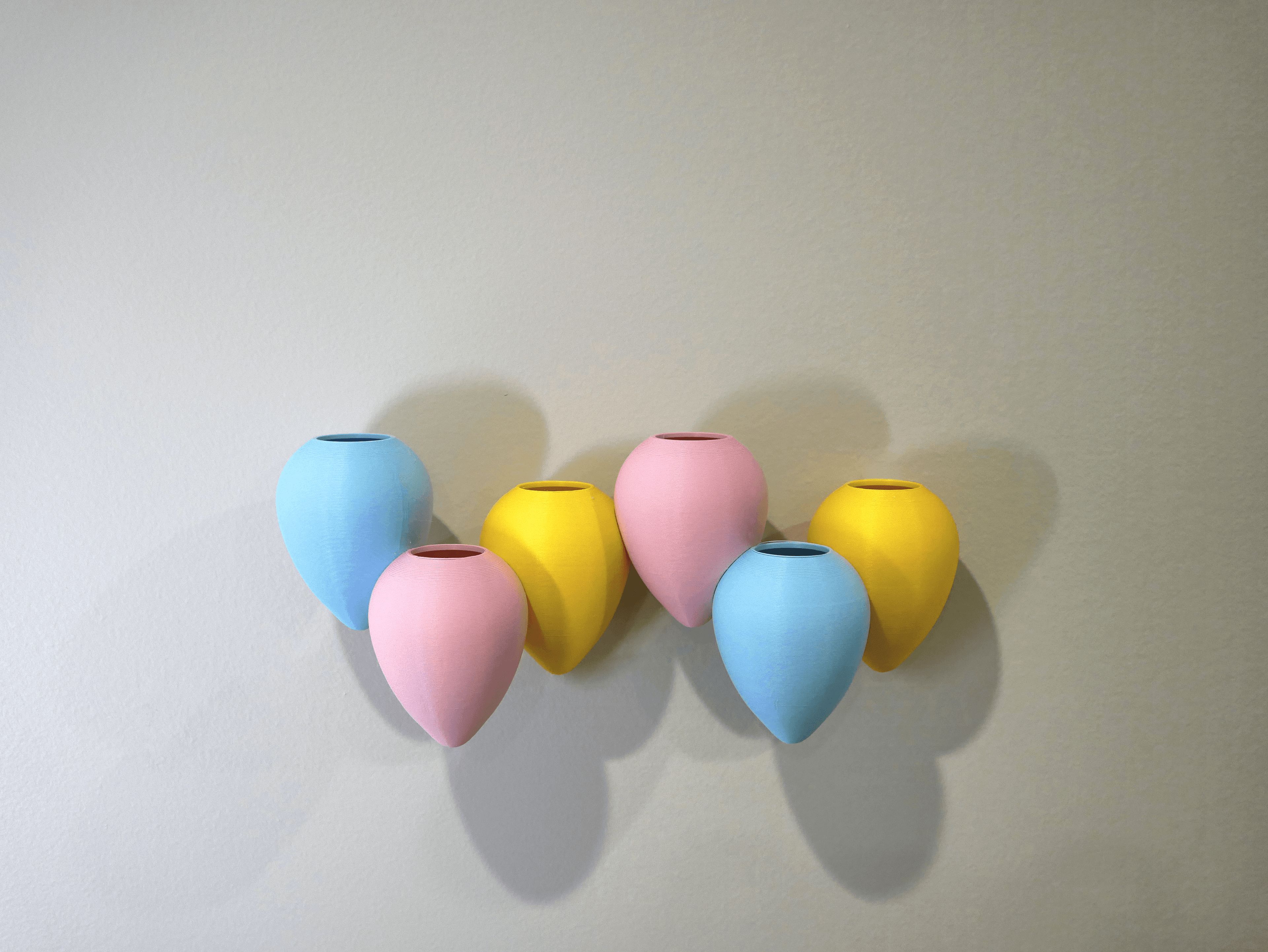 Large Balloons Wall Vase: multicolour option 3d model