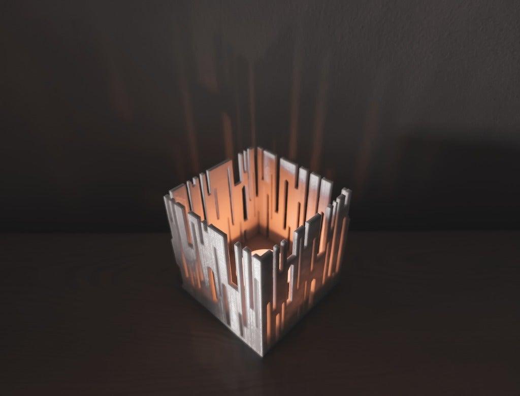 citycube | candle holder 3d model