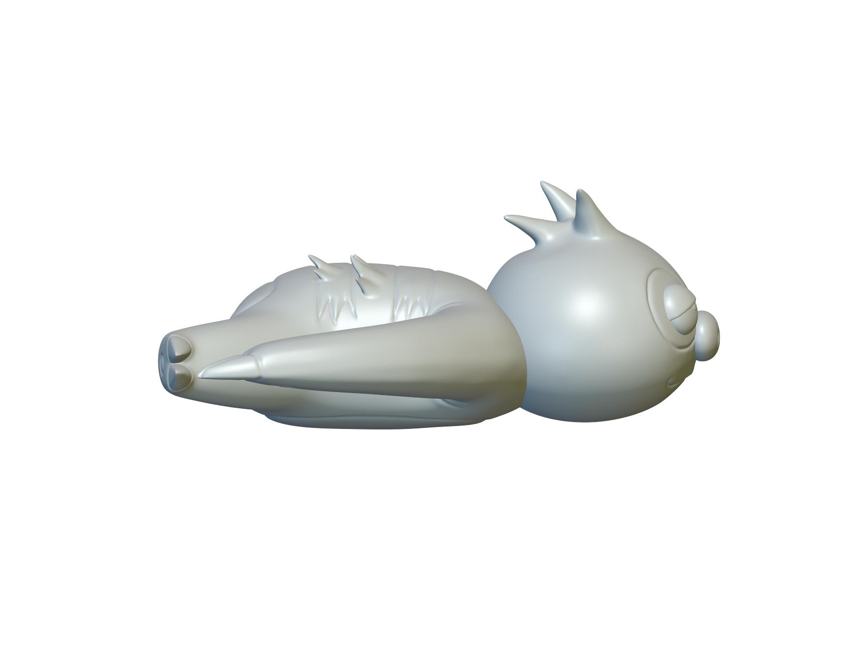 Pokemon Slakoth #287 - Optimized for 3D Printing 3d model