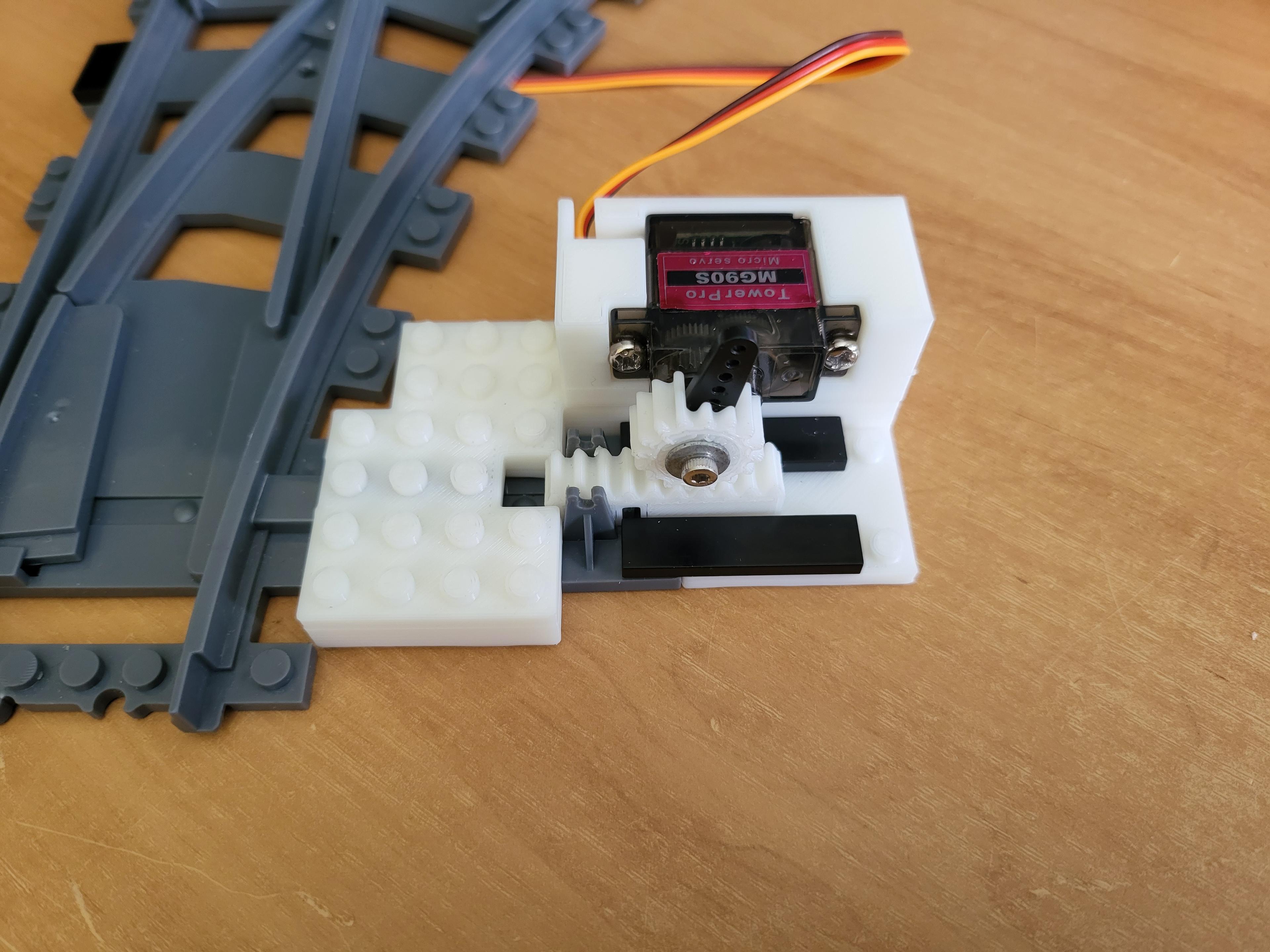 Lego Switch Track Servo Motor 3d model