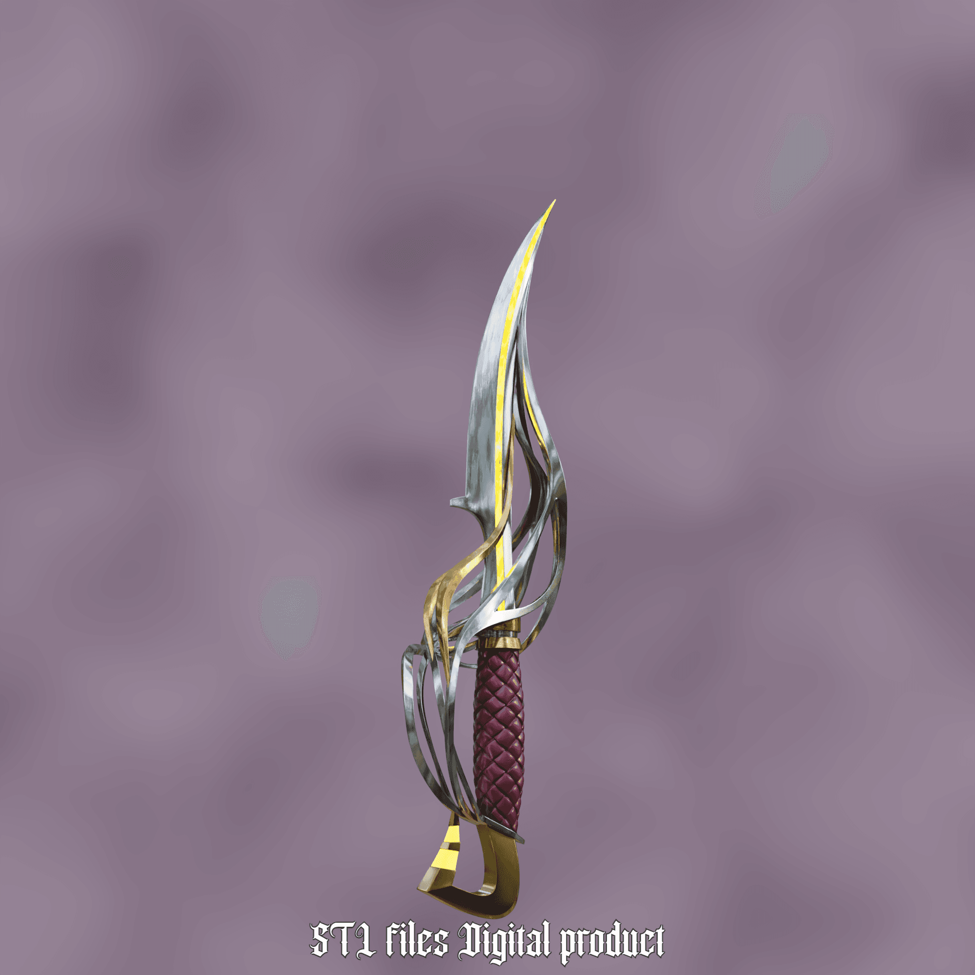 FANTASY GLEAMDANCE DAGGER/COLD SNAP/DAGGER +2 BALDURS GATE 3 3d model