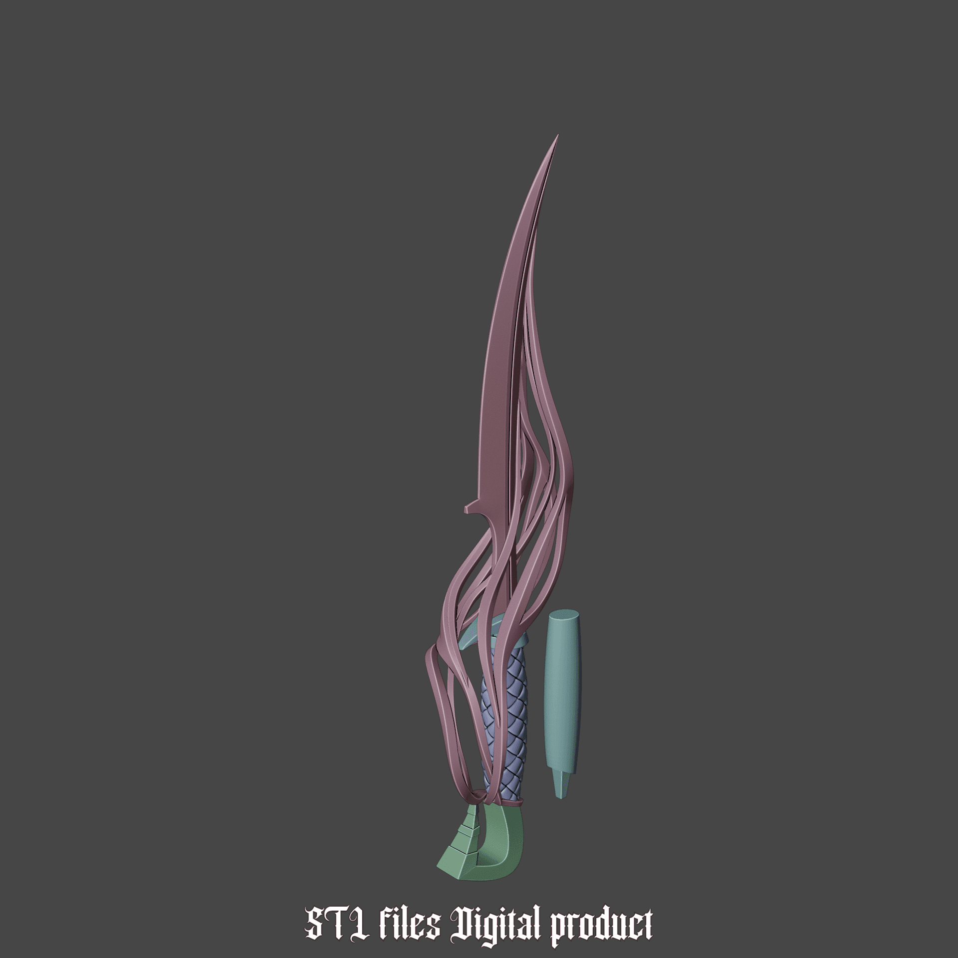 FANTASY GLEAMDANCE DAGGER/COLD SNAP/DAGGER +2 BALDURS GATE 3 3d model